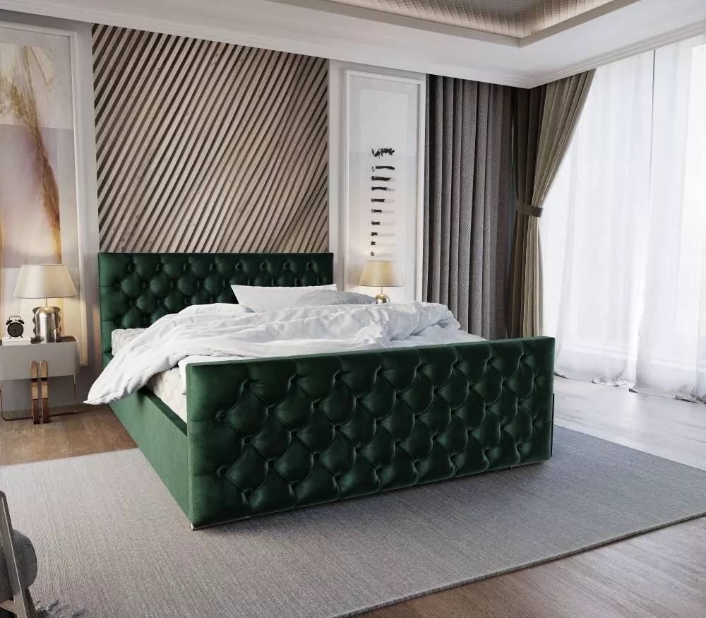 Gulta Vogue Premium Standard ar stelāžu Guļamvietas platums: 140 cm, Guļamvietas garums: 200 cm, stelāžas tips: koka, · 