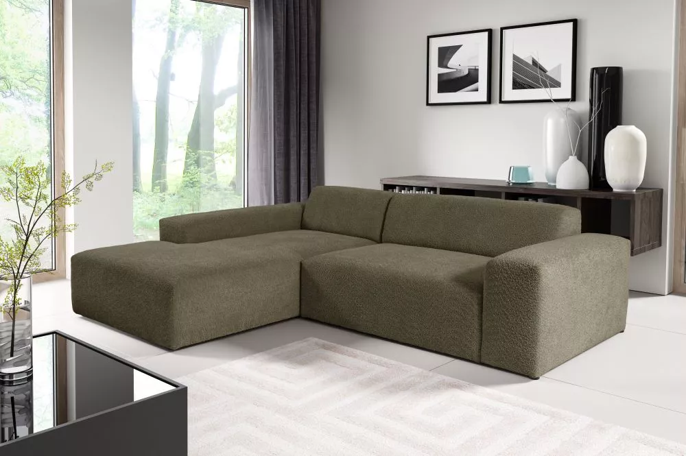 Dīvāns Modullo L Standard · Tumši brūns · 190 × 254 × 70 cm