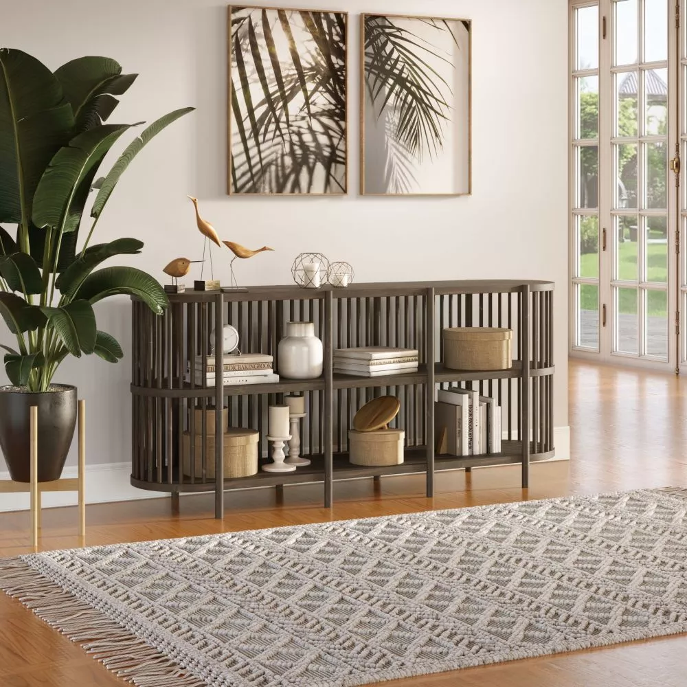 Kumode Avola AV2190-72 · Tumši brūns · 183 × 46 × 81 cm