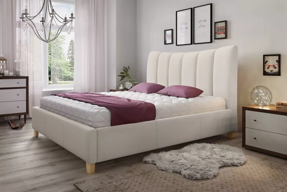 Gulta Ariel Premium Standard ar stelāžu Guļamvietas platums: 140 cm, Guļamvietas garums: 200 cm, stelāžas tips: metāla, 