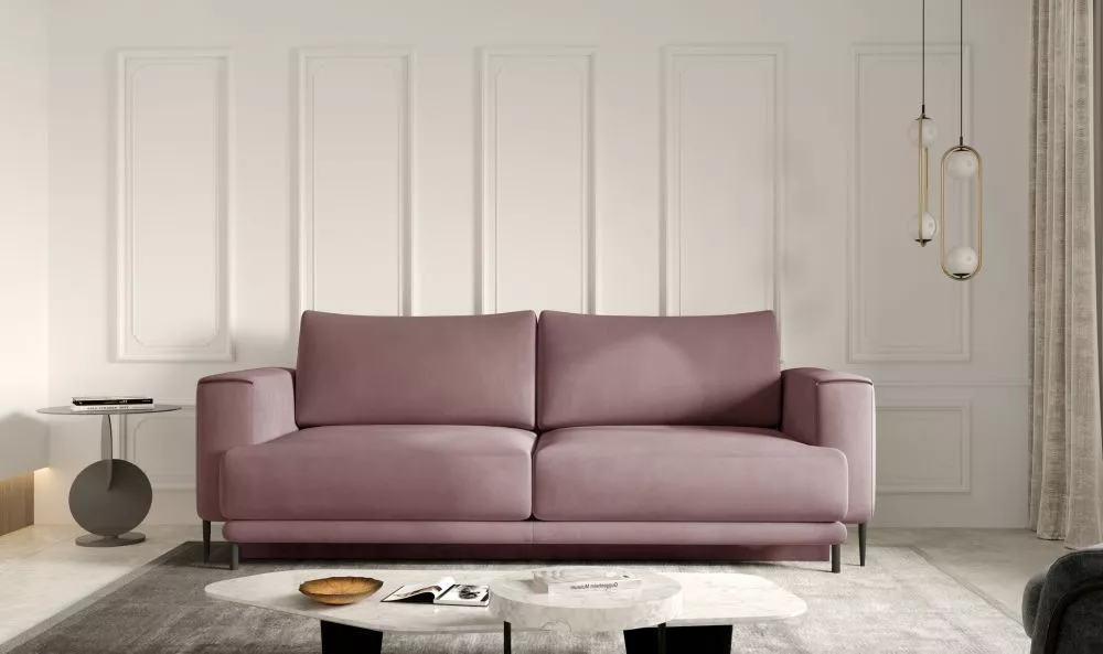 Dīvāns Dalia Premium standard · Rozā · 95 × 260 × 90 cm