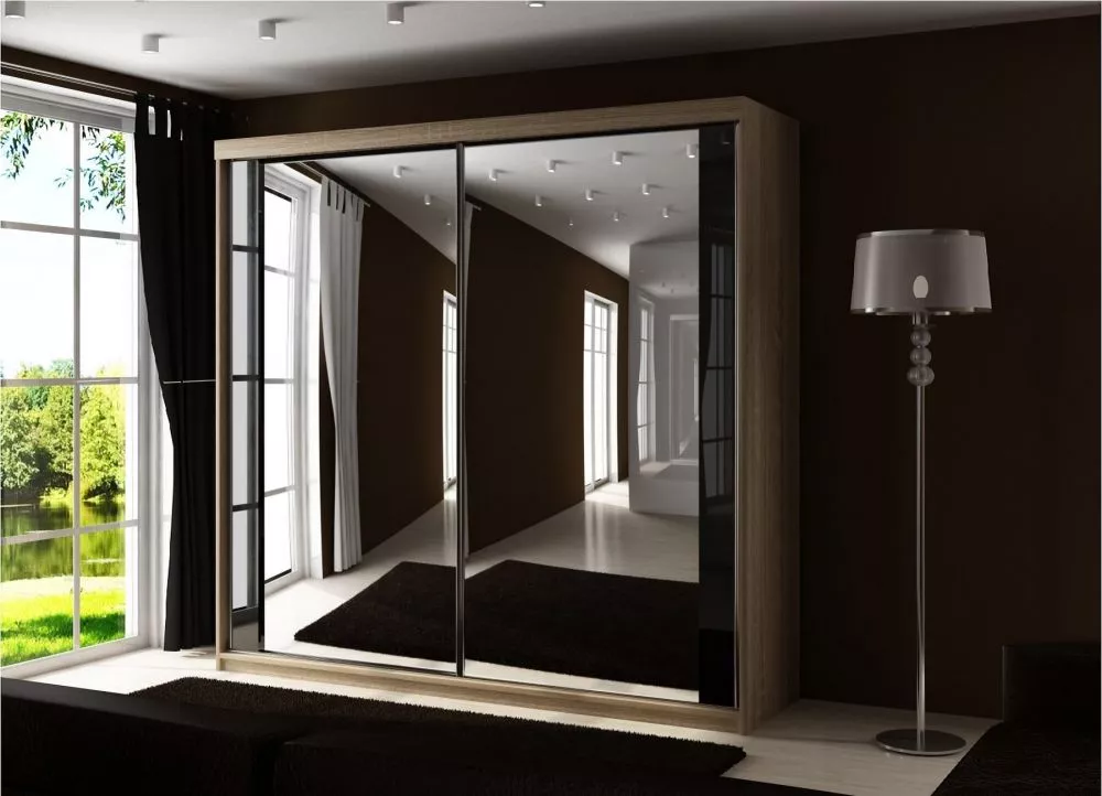 Skapis Top 30 ar LED · Ozols sonoma · 200 × 62 × 200 cm