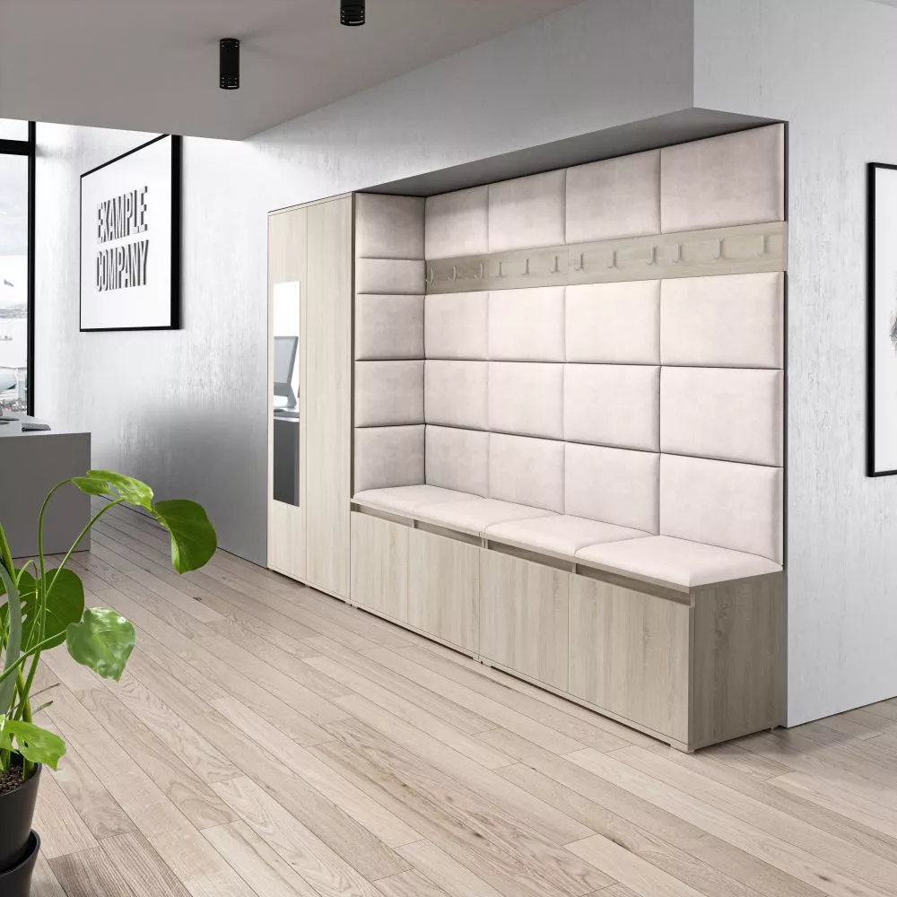 Apavu plaukts Emi 9 Trinity Korpusa krāsa: sonoma, · 290 × 185 × 40 cm