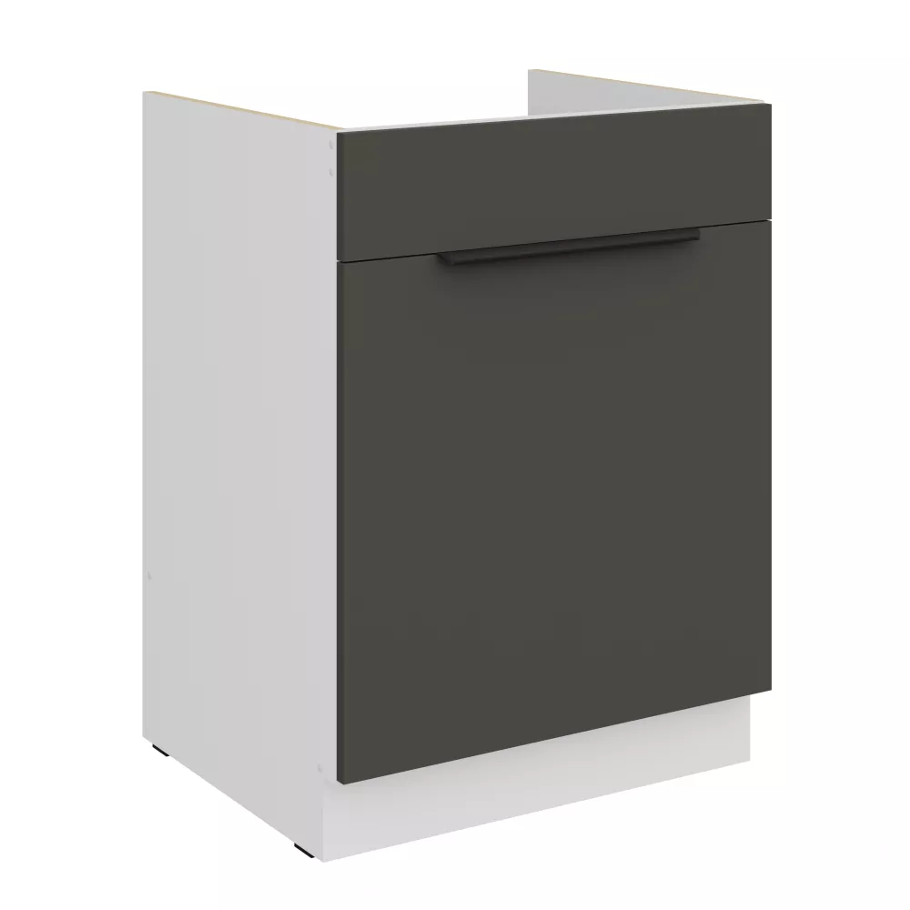 Virtuves skapis Aria Graphite 60 ZL 1S BB