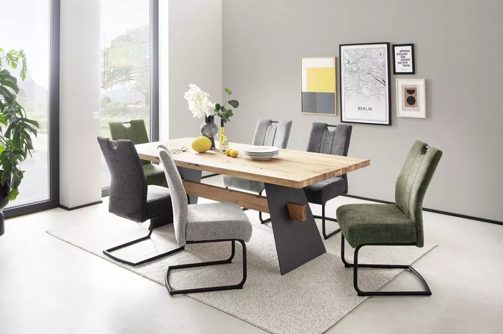 Galds Amsterdam Oak · 220 × 77 × 100 cm