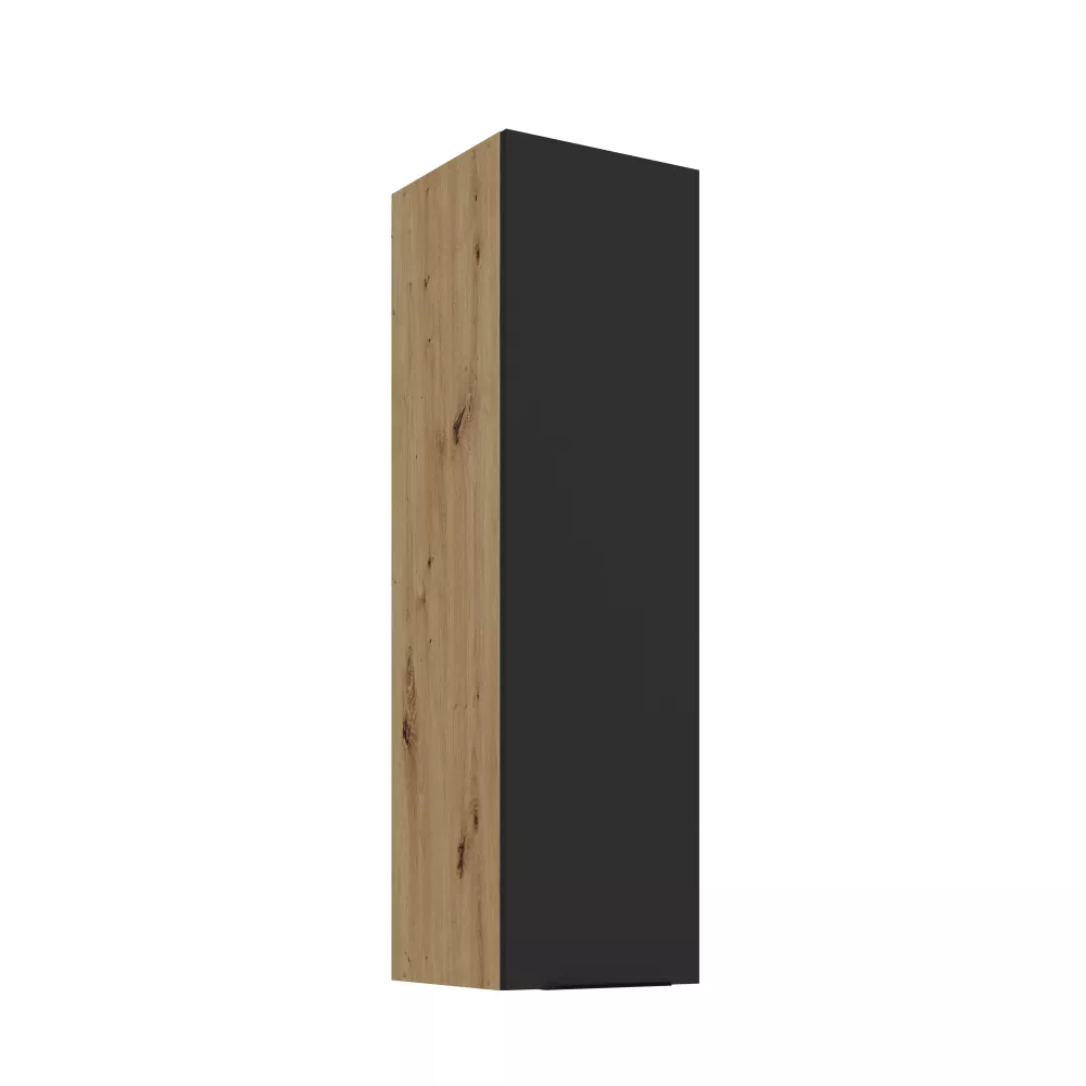 Virtuves skapis Aria Black 30 G-108 1F