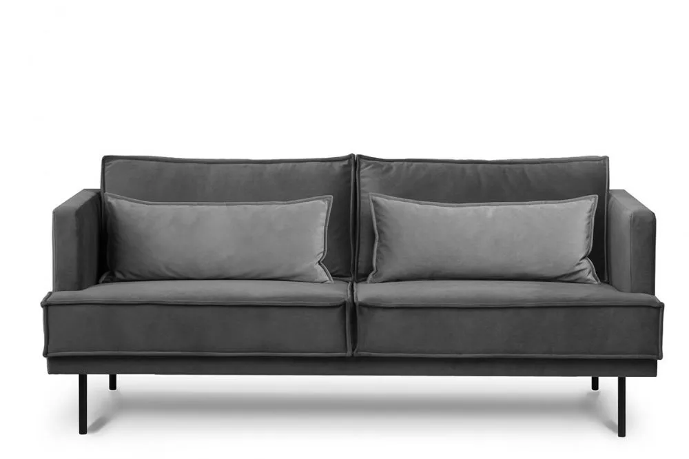 Dīvāns Ganzo 3S Standard · Tumši pelēks · 84 × 196 × 92 cm