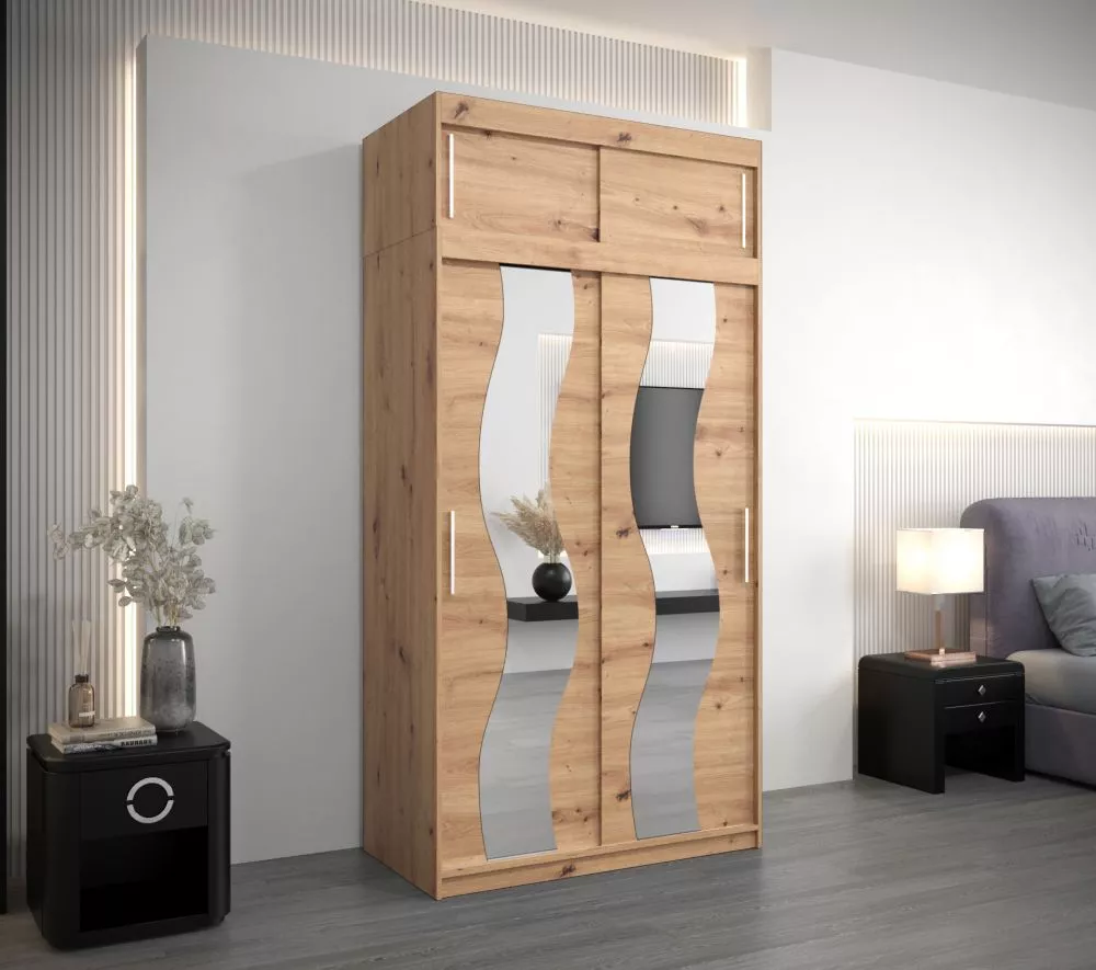 Skapis Sewilla Plus · Ozols artisan · 120 × 62 × 240 cm