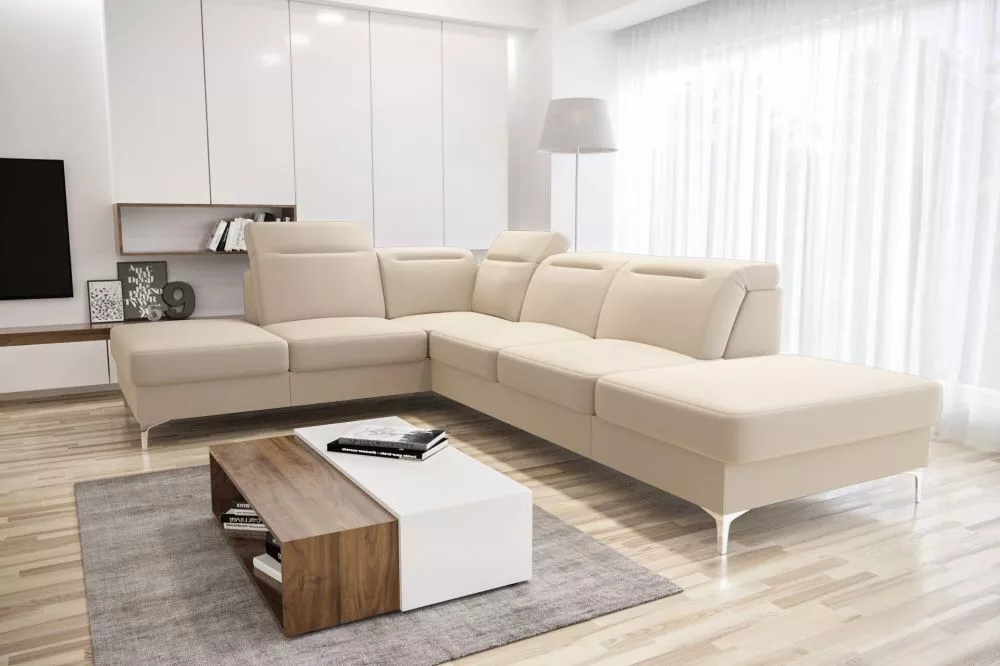 Dīvāns Oslo Relax standard · Gaiši bēšs · 220 × 295 × 90 cm
