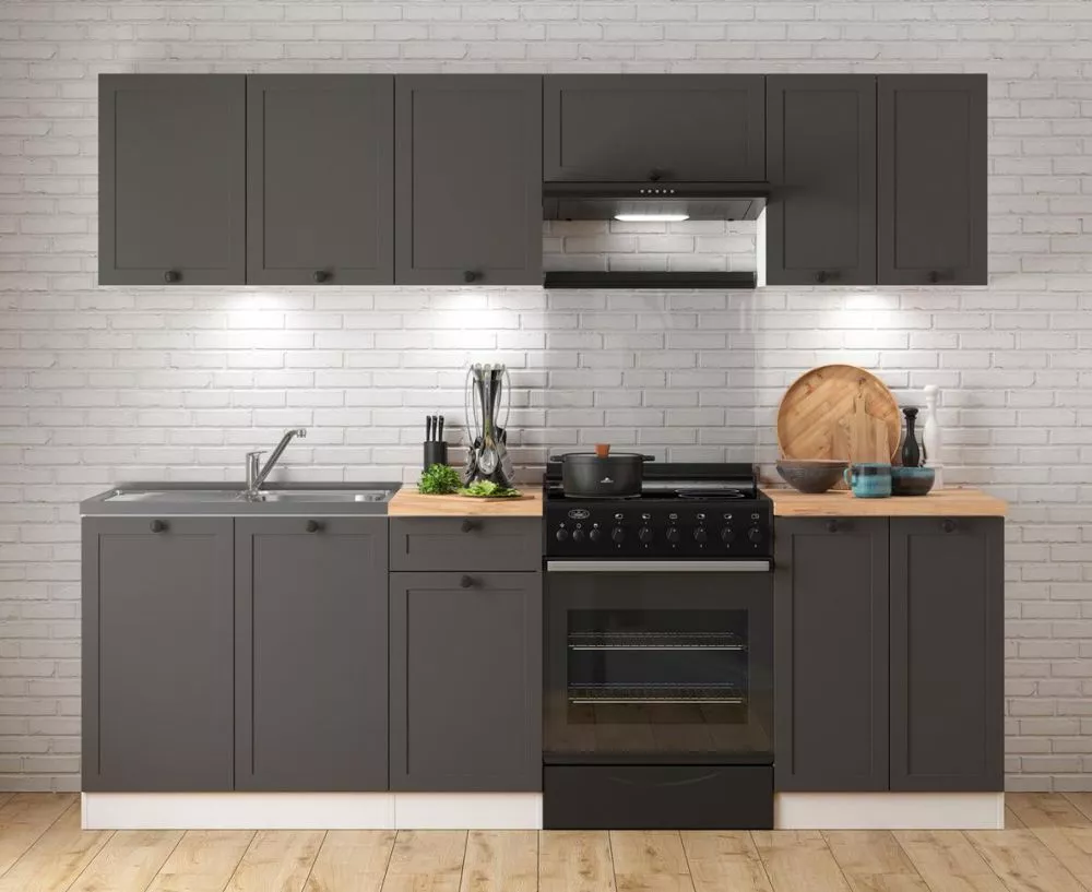 Virtuves komplekts Junona Line 240 Materiāls : MDF + LKSP plātne,