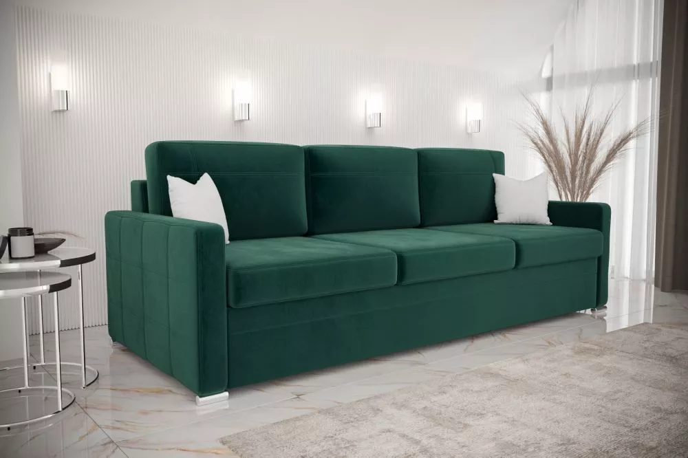 Dīvāns Avanti DL standard · Zaļš · 98 × 230 × 82 cm