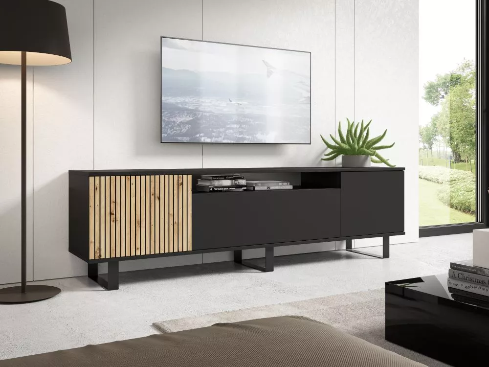 TV tumba Ross RTV200 Premium ar LED · 200 × 40 × 56 cm