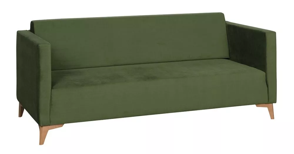 Dīvāns Szafir 3S Standard · Zaļš · 82 × 176 × 74 cm