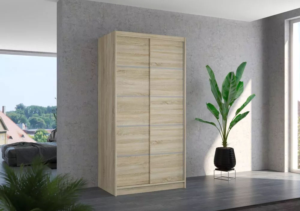 Skapis Riva 100 · 100 × 58 × 200 cm