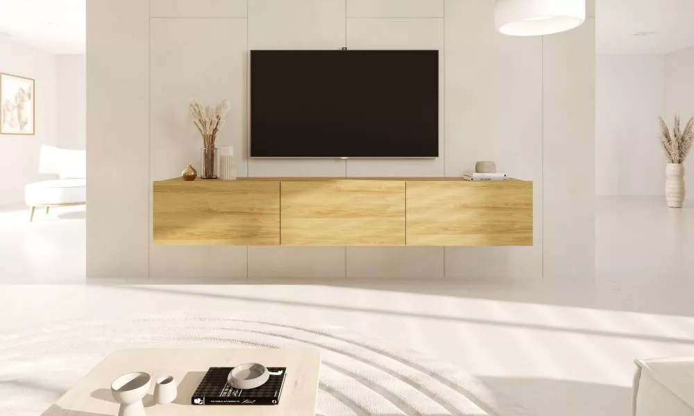 TV tumba Dallas RTV · Ozols hikora · 180 × 35 × 29 cm