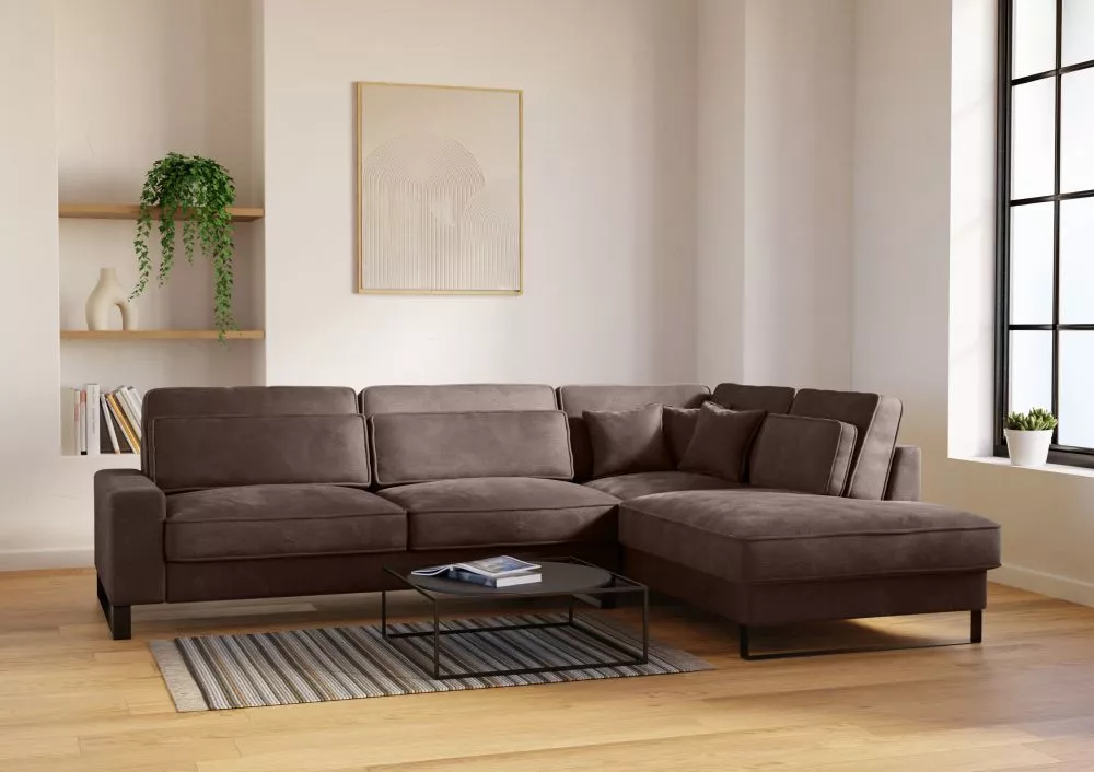 Dīvāns Blossom Standard · Grafīts · 242 × 310 × 110 cm