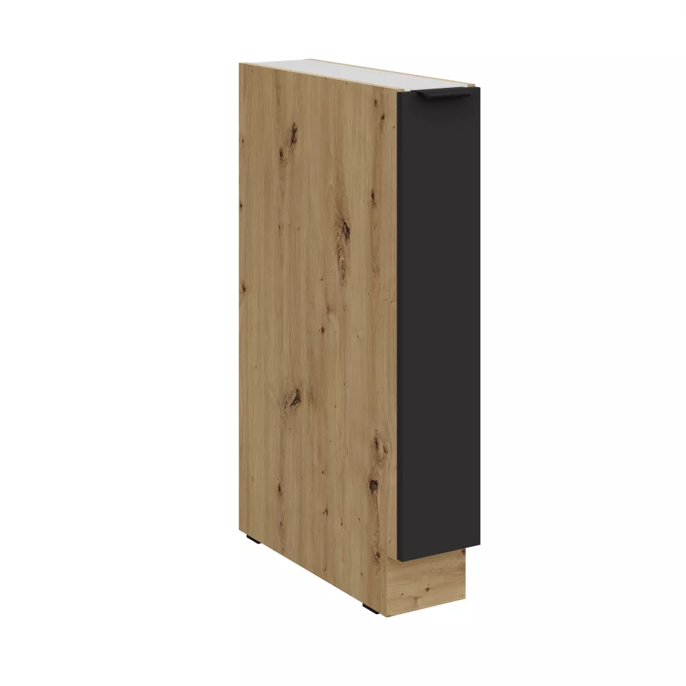 Virtuves skapis Aria Black 15 D CARGO BB