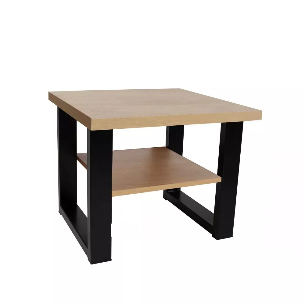 Žurnālgalds Loft New 65U Korpusa krāsa: ozols hikora, · 65 × 65 × 55 cm