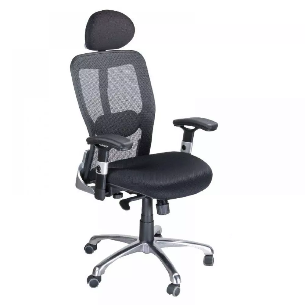 Datorkrēsls BX-4029A Sēdvietas platums: 53 cm, · Melns · 64 × 46 × 117 cm