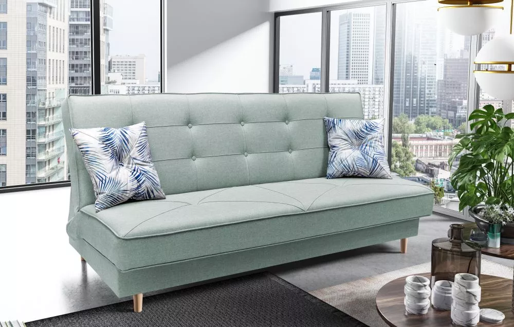 Dīvāns Sofa Bed 123 standard · Piparmētru · 94 × 194 × 96 cm