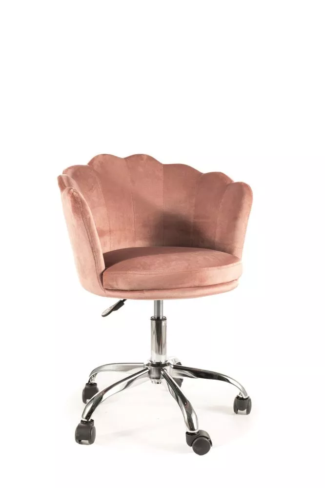 Datorkrēsls Rose Velvet · Rozā · 56 × 74 cm