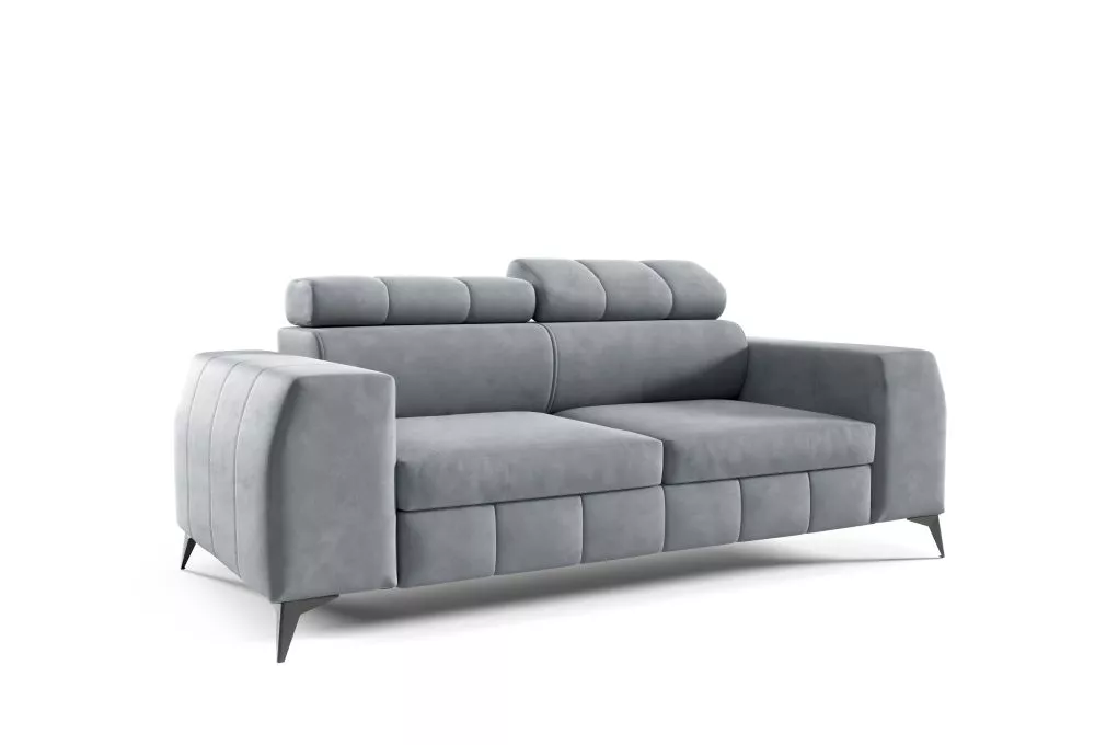 Dīvāns London 2 Relax standard · Gaiši pelēks · 100 × 208 × 83 cm