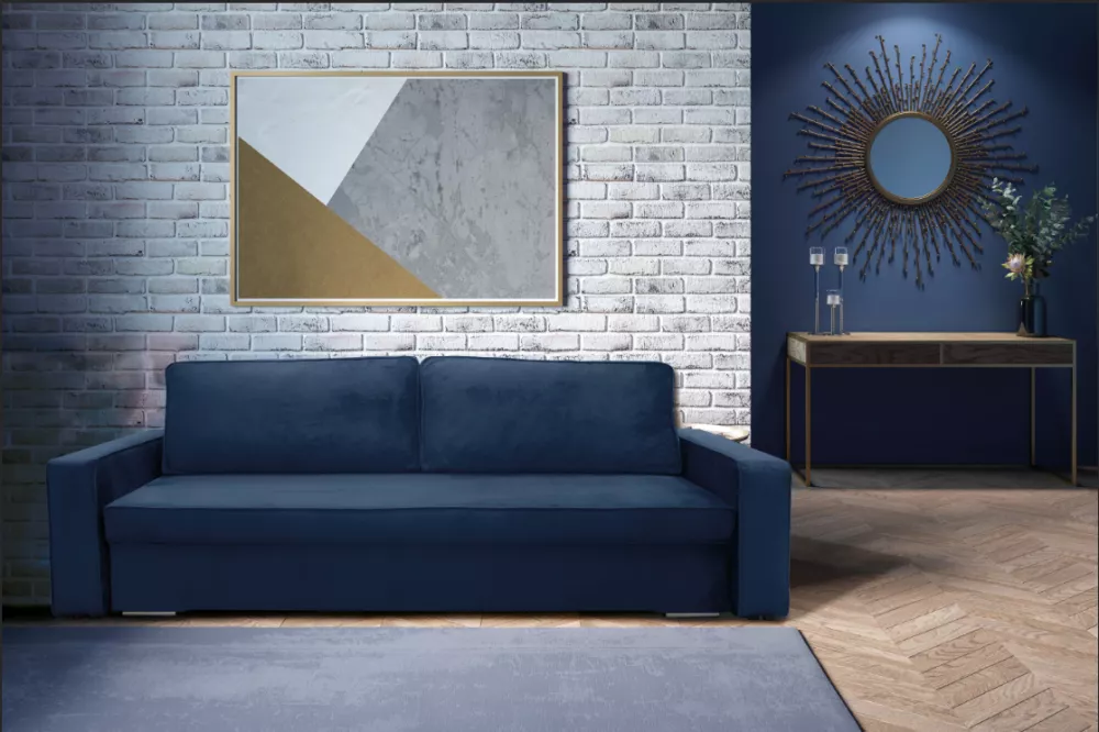 Dīvāns Ara Sofa Standard · Tumši zils · 95 × 231 × 89 cm