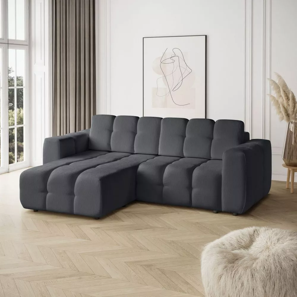 Dīvāns Bona Comfort Standard · Tumši pelēks · 172 × 240 × 90 cm