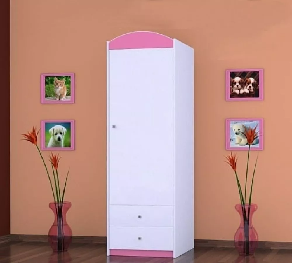 Bērnu skapis Happy SZ04-A · 60 × 54 × 187 cm