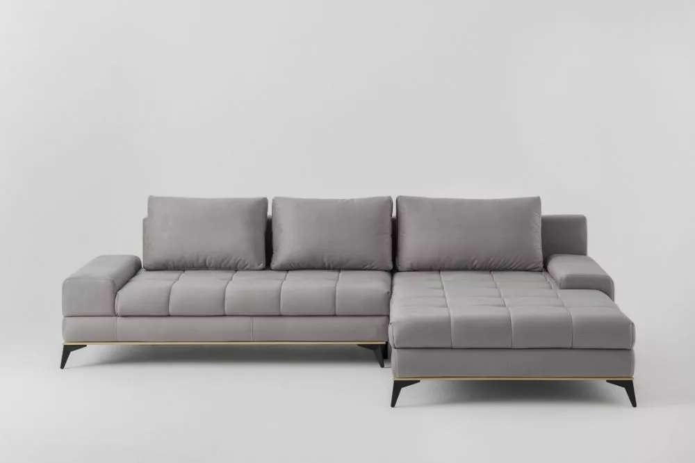 Dīvāns Figaro Standard · Pelēks · 212 × 315 × 87 cm