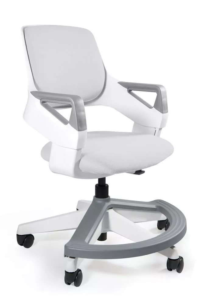Datorkrēsls Rookee Materiāls: plastmasa, · Balts · 60 × 80 cm