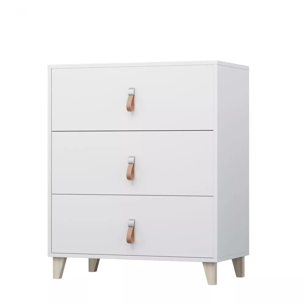 Kumode Figo 02 · Balts · 80 × 45 × 96 cm