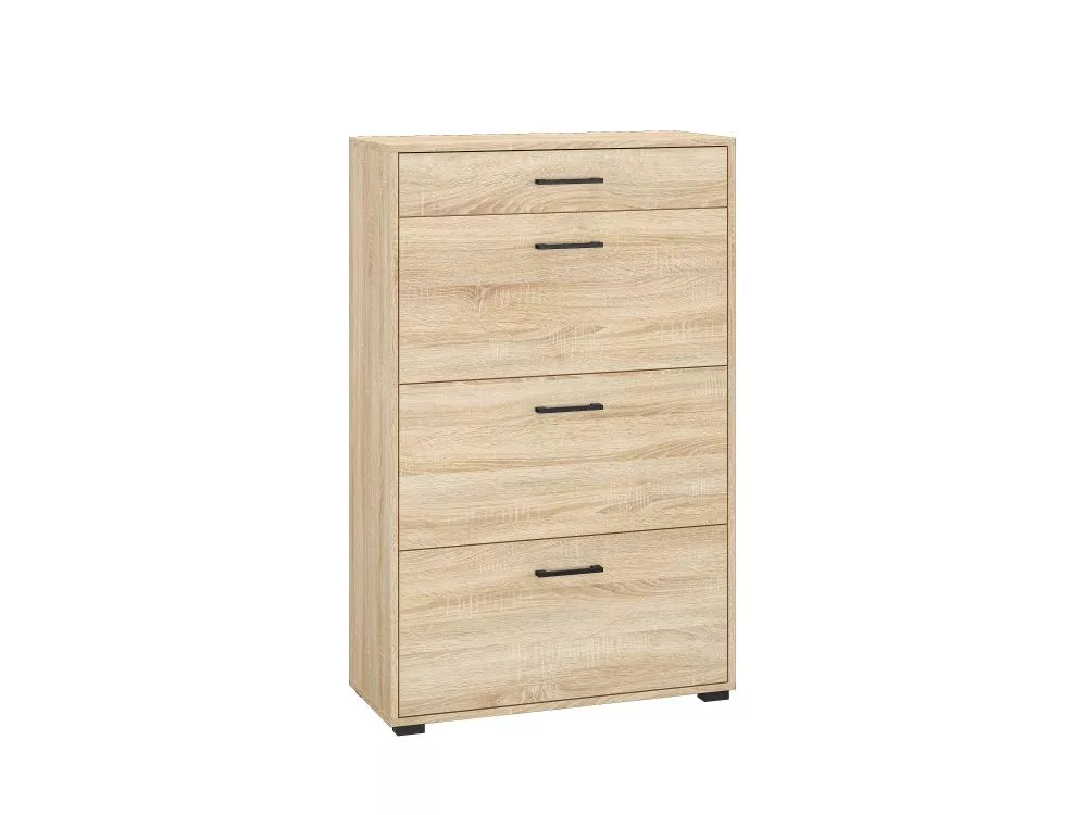 Apavu plaukts Caro 15 · Sonoma · 80 × 126 × 34 cm