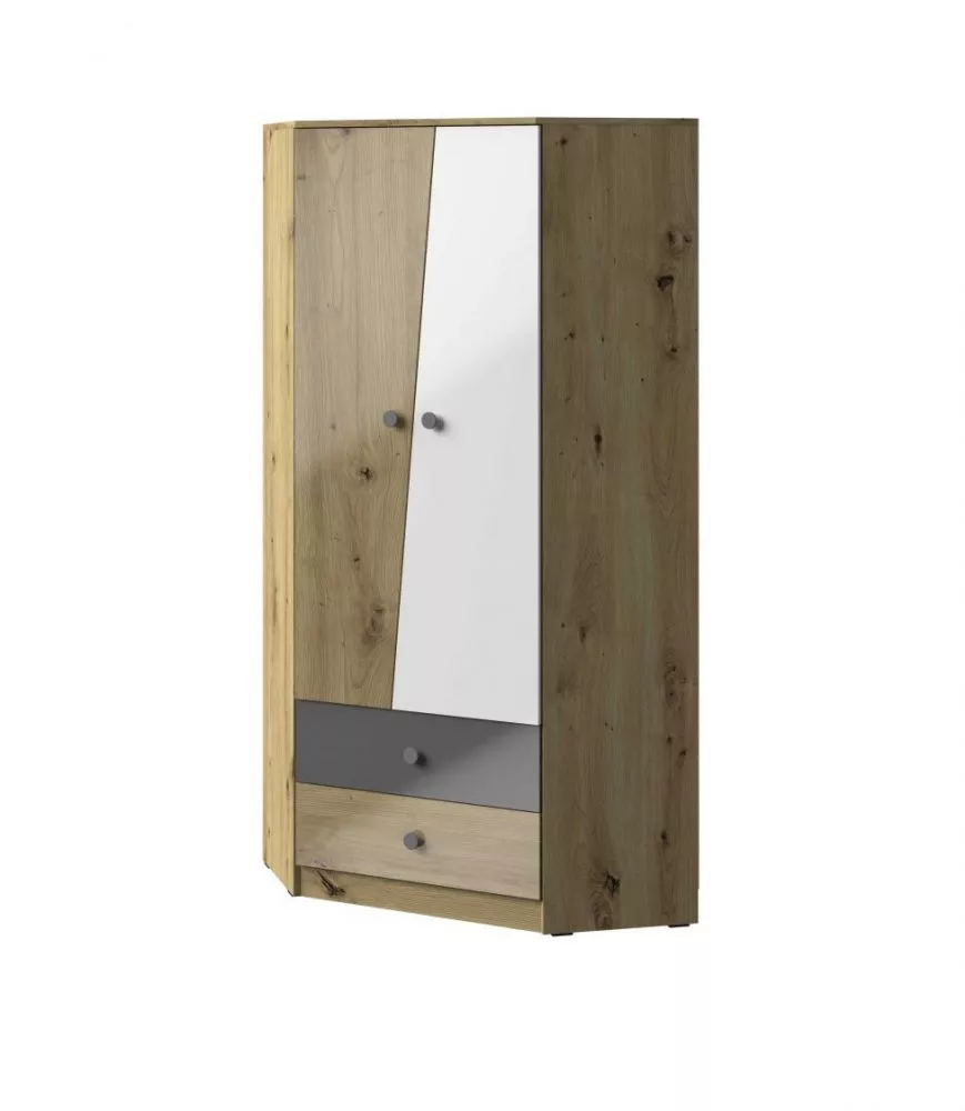 Skapis Nero 02 gloss · 146 × 87 × 191 cm