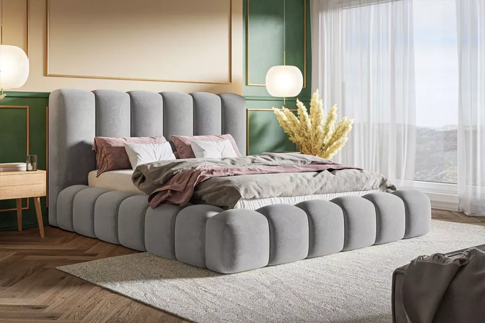 Gulta Premium 2 Standard ar stelāžu Guļamvietas platums: 120 cm, Guļamvietas garums: 200 cm, stelāžas tips: koka, · Pelē