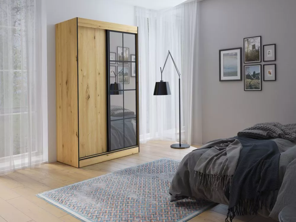 Skapis Oslo Modern 2 · Ozols artisan · 120 × 65 × 216 cm