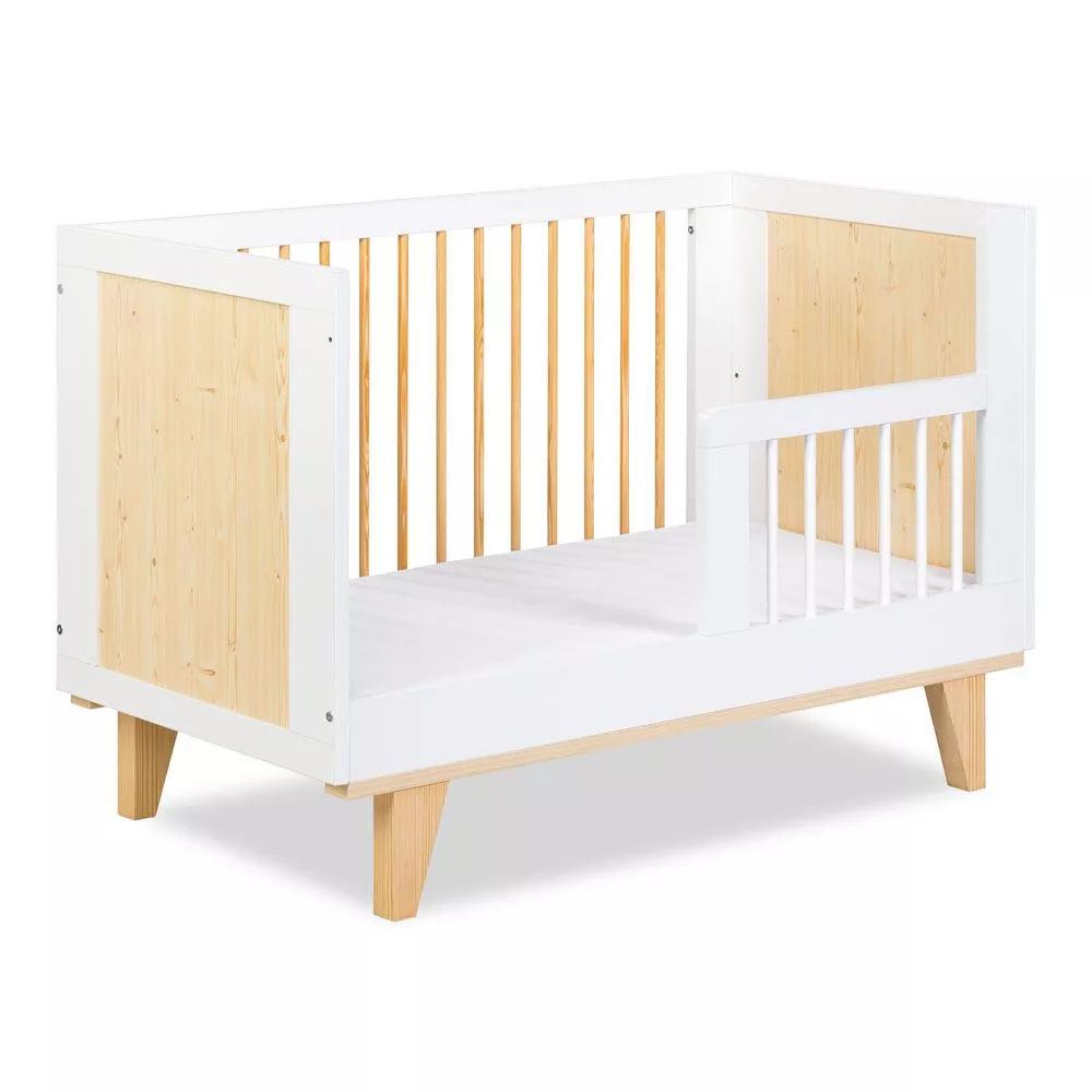 Bērnu gulta Lydia Premium 120x60 ar stelāžu Guļamvietas platums: 60 cm, Guļamvietas garums: 120 cm, · 66 × 125 × 85 cm