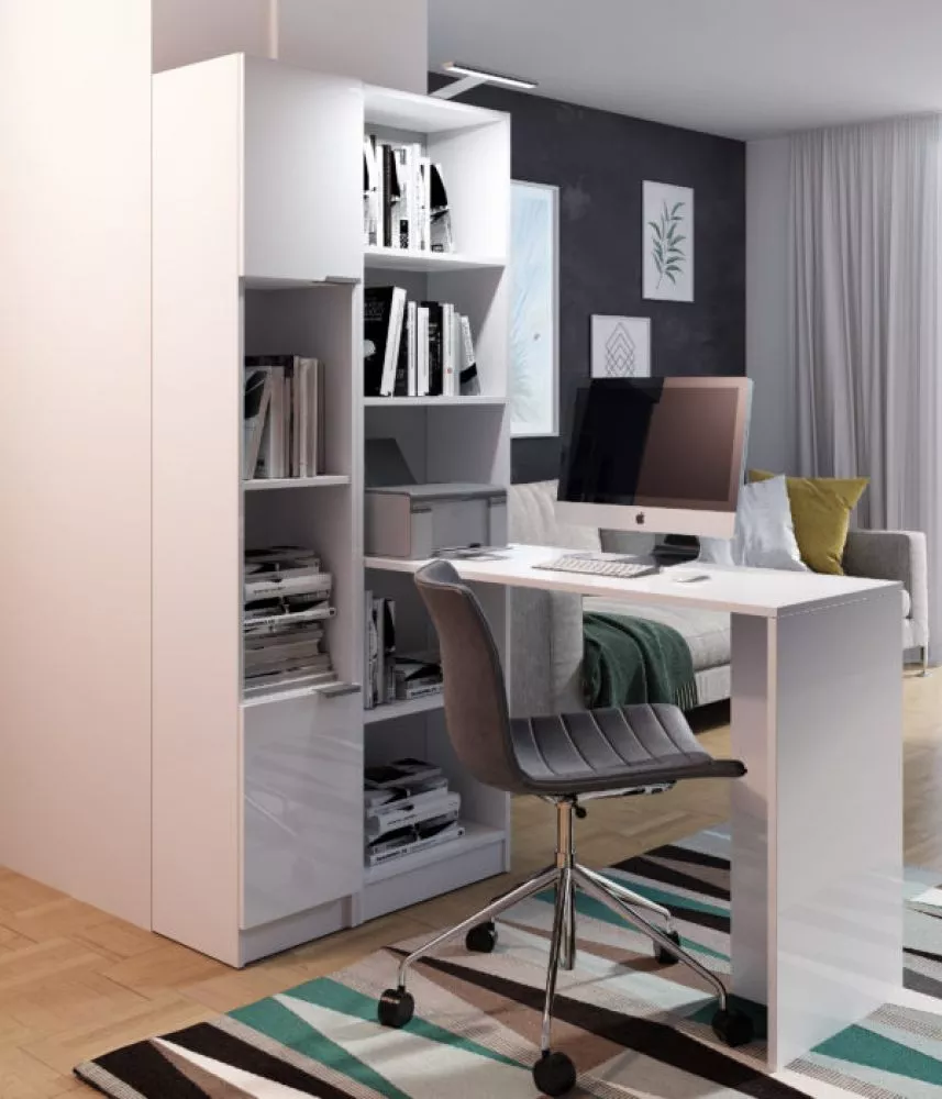 Galds B-1 Set · Balts · 125 × 183 × 82 cm