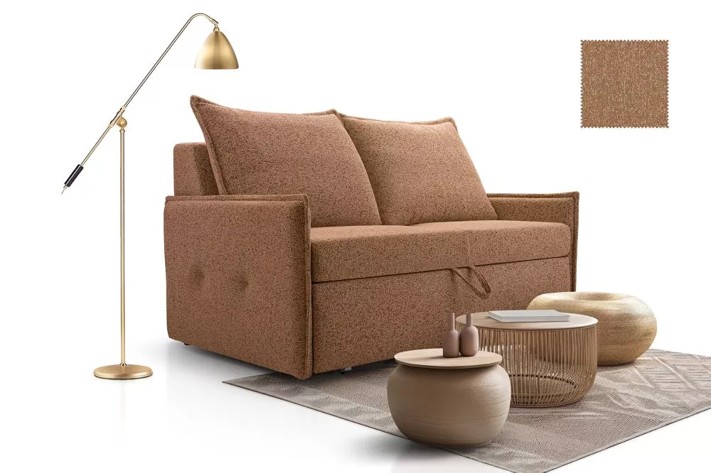 Dīvāns Vanessa Sofa Standard · Oranžs · 93 × 162 × 95 cm