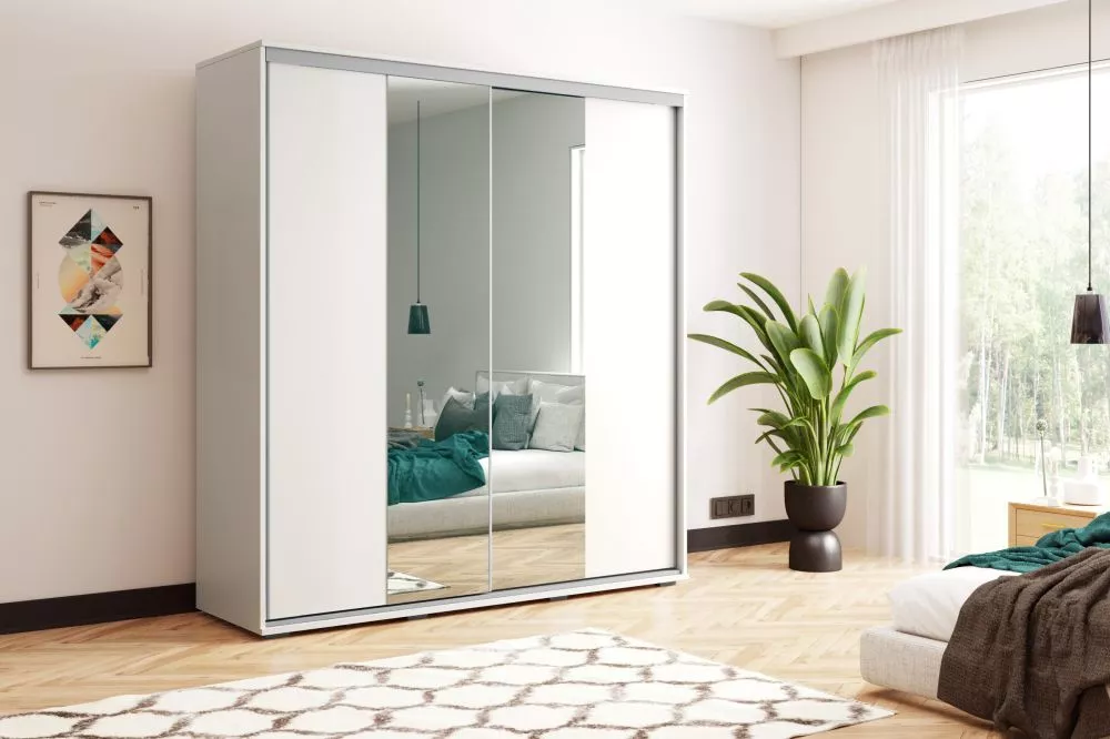 Skapis Modern A3 · Balts · 100 × 62 × 245 cm