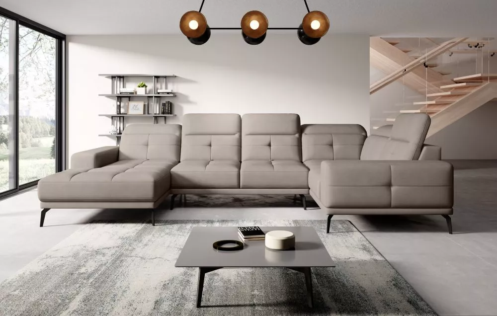 Dīvāns Neviro Premium standard · Kapučino · 201 × 350 × 57 cm
