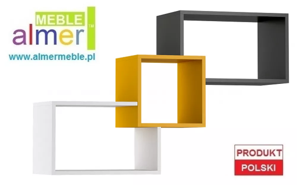 Plaukts Yellow P2 · 115.4 × 75.4 × 22 cm