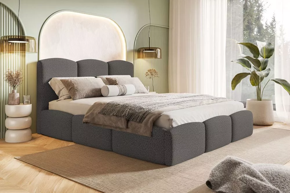 Gulta Slim 13 standard ar stelāžu Guļamvietas platums: 120 cm, Guļamvietas garums: 200 cm, stelāžas tips: koka, · Tumši 