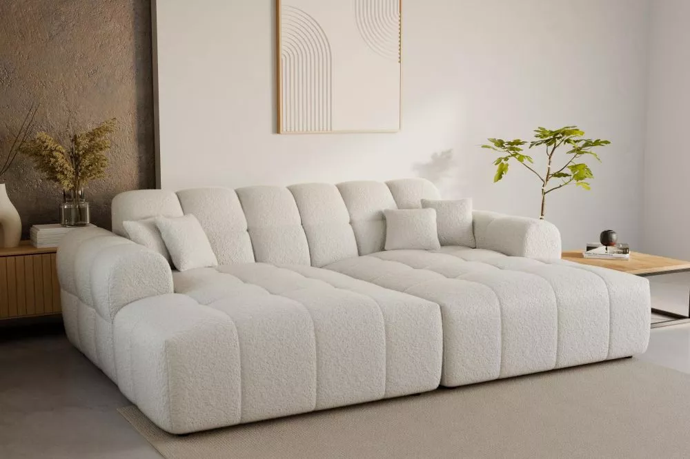 Dīvāns Mountain Bigsofa Standard · Krēms · 160 × 240 × 72 cm
