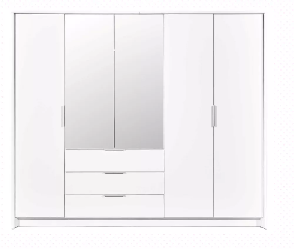 Skapis Togo Classic · Balts · 255 × 65 × 217 cm