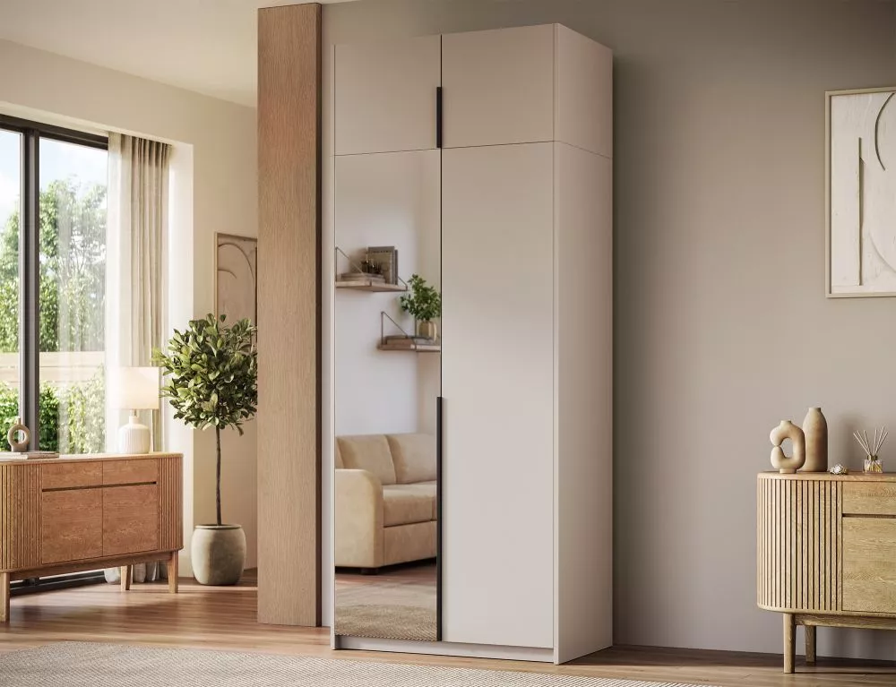 Skapis Alera 2 Plus · Kašmira · 100 × 58 × 250 cm