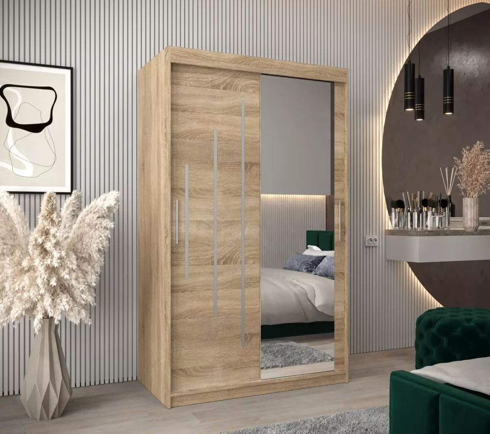 Skapis York 2 · Sonoma · 120 × 62 × 200 cm