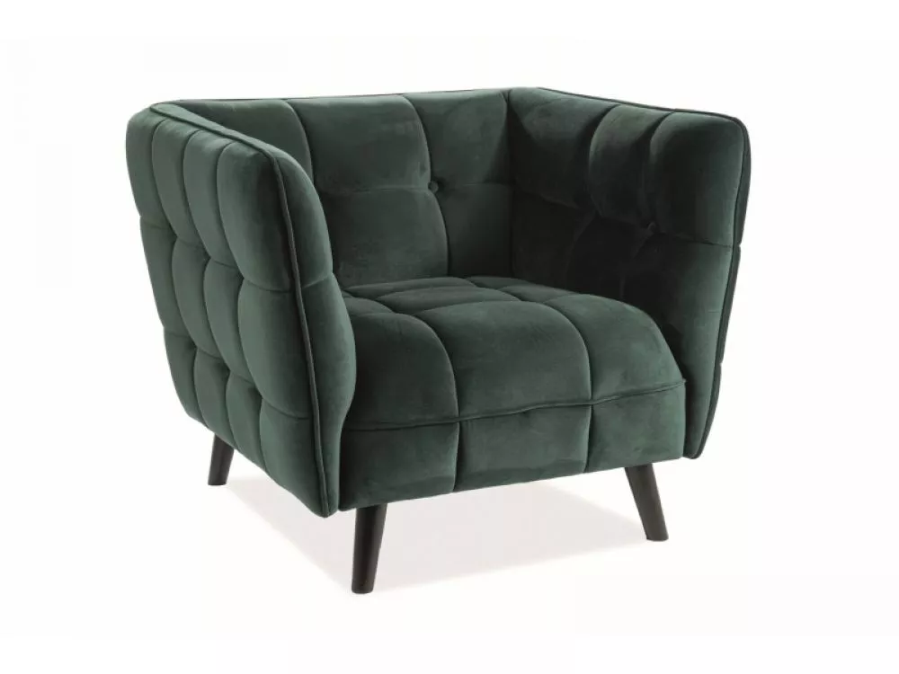 Krēsls Castello Velvet 1 · Zaļš · 78 × 92 × 60 cm