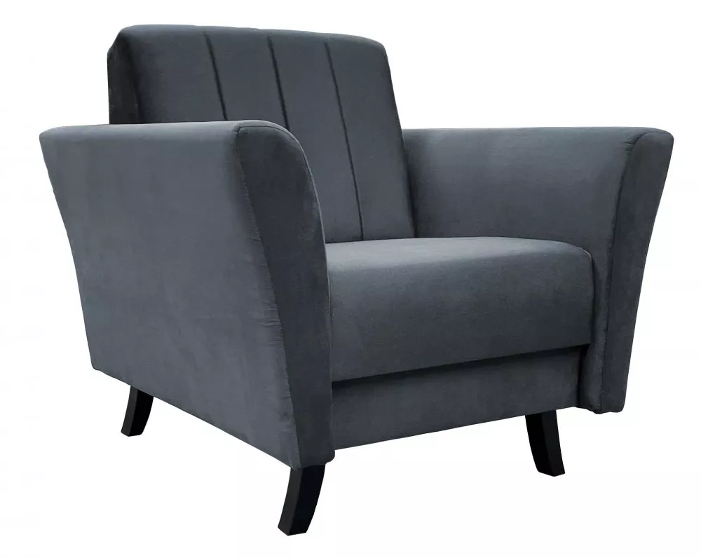 Mīksts krēsls Linea 1S Standard · Grafīts · 94 × 93 × 93 cm