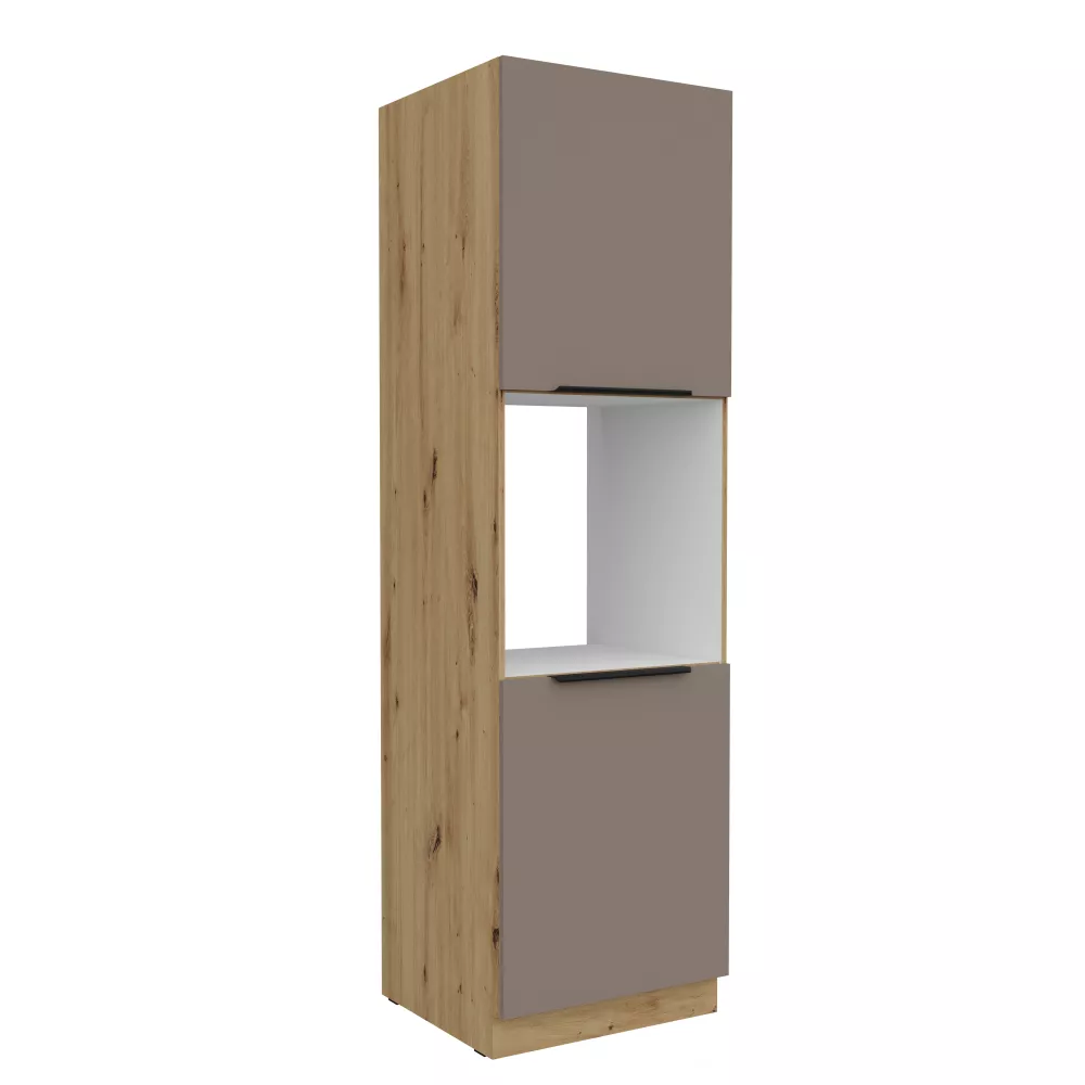 Virtuves skapis Aria Sandgrau 60 DP-210 2F